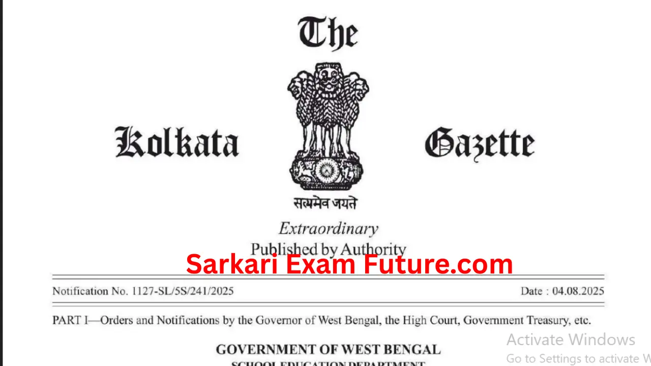 WBSSC Group C & D Recruitment 2025-Full Notification Out